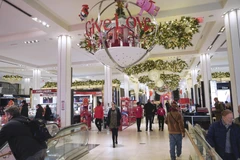 Người tiêu dùng mua sắm dịp Black Friday tại cửa hàng ở Virginia, Mỹ. (Ảnh: Kyodo/TTXVN)