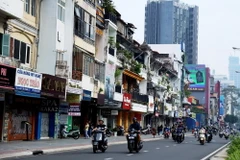 Đường Lê Lợi, phường Bến Thành, quận 1, Thành phố Hồ Chí Minh. (Ảnh: Hồng Đạt/TTXVN)