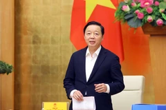 Phó Thủ tướng Trần Hồng Hà, Chủ tịch Hội đồng thẩm định phát biểu. (Ảnh: An Đăng/TTXVN)