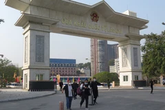 Cửa khẩu Lào Cai. (Ảnh: Hồng Ninh/TTXVN)