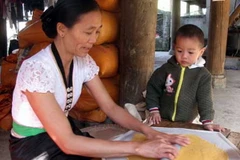 Bánh Khẩu Xén - đặc sản ngày Tết của người Thái Mường Lay