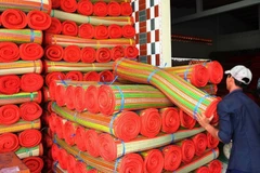 Sản phẩm chiếu Định Yên đã có mặt ở nhiều nước. (Ảnh: Phương Vy/TTXVN)