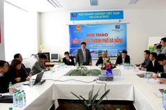 Ông Võ Công Trí, Phó Bí thư thường trực Thành ủy Đà Nẵng, phát biểu tại hội thảo. (Ảnh: Mạnh Hùng/Vietnam+)