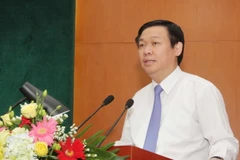 Trưởng ban Kinh tế Trung ương Vương Đình Huệ. (Ảnh: Phương Hoa/TTXVN)