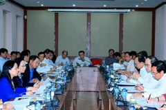 Quang cảnh buổi họp. (Ảnh: Thống Nhất/TTXVN)