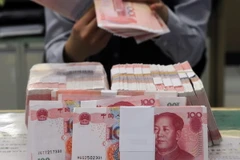 Đồng nhân dân tệ của Trung Quốc. (Nguồn: AFP/TTXVN)