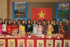 Gian hàng Việt Nam tại Hội chợ. (Ảnh: Vũ Toàn-Phạm Duy/Vietnam+)