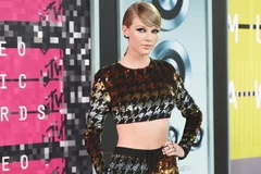 Nữ ca sỹ Taylor Swift tại ​Lễ trao giải VMA 2015. (Nguồn: JJ)