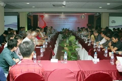 Quang cảnh cuộc hội thảo. (Ảnh: Lê Vinh/Vietnam+)