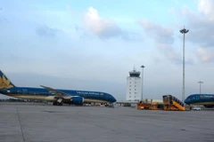 Máy bay của hãng hàng không Vietnam Airlines. (Ảnh: Việt Hùng/Vietnam+)