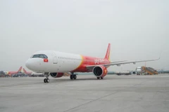 Hãng hàng không Vietjet vừa mở thêm hàng loạt các đường bay mới từ các thành phố Việt Nam tới Hàn Quốc. (Ảnh: CTV/Vietnam+)