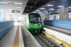 Dự án đường sắt đô thị Cát Linh-Hà Đông liên tục bị chậm tiến độ và chưa rõ ngày đưa vào khai thác thương mại. (Ảnh: Việt Hùng/Vietnam+)