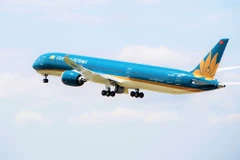 Máy bay Boeing 787-10 của hãng hàng không Vietnam Airlines. (Ảnh: CTV/Vietnam+)