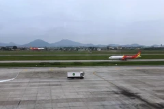 Máy bay của hãng hàng không Vietjet Air cất cánh. (Ảnh: Việt Hùng/Vietnam+)