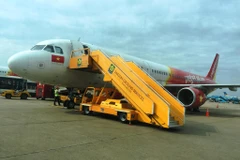 Máy bay của hãng hàng không Vietjet Air. (Ảnh: Việt Hùng/Vietnam+)