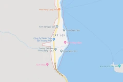 Khu vực xảy ra vụ tai nạn giao thông nghiêm trọng xe khách đâm vào nhà dân tại thôn Cát Lợi, xã Vĩnh Lương, thành phố Nha Trang, tỉnh Khánh Hòa. (Ảnh: Googlemap)