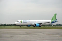Máy bay của hãng hàng không Bamboo Airways. (Ảnh: Việt Hùng/Vietnam)