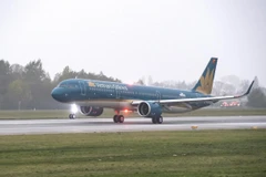 Vietnam Airlines bắt đầu khai thác đường bay Đà Nẵng-Đà Lạt bằng máy bay Airbus A321 với chất lượng dịch vụ quốc tế 4 sao. (Ảnh: Anh Tuấn)