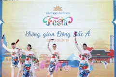 Vietnam Airlines Festa là hoạt động thường kỳ được Vietnam Airlines tổ chức 2 tháng một lần. (Ảnh: CTV/Vietnam+)