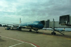 Máy bay của hãng hàng không Vietnam Airlines. (Ảnh: Việt Hùng/Vietnam+)