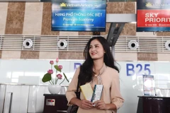 Hạng Phổ thông Đặc biệt có mức giá cao hơn chỉ từ 500.000 đồng nhưng sở hữu những dịch vụ vượt trội hơn như của hạng Thương gia. (Ảnh: Đức Anh/Vietnam+)