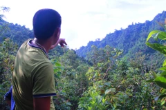 Khu vực xây dựng thủy điện Xuân Nha. (Ảnh: MM/Vietnam+)