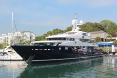 [Photo] Những du thuyền siêu sang góp mặt ở Singapore