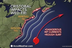 Bão nhiệt đới Cristobal tấn công Caribbean làm 4 người chết
