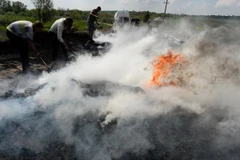 Đấu súng ở Slavyansk làm 8 binh sỹ Ukraine bị thương