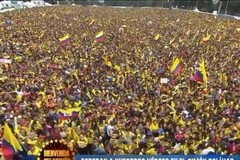 Biển người tung hô chiến tích của tuyển Colombia ở World Cup