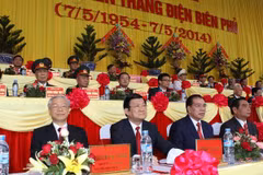 Lãnh đạo Đảng, Nhà nước dự kỷ niệm Chiến thắng Điện Biên Phủ