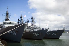 Đội tàu huấn luyện của hải quân Nhật Bản thăm Australia 