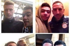 CĐV đem lại vận rủi cho Reus, Ribery khi chụp ảnh "tự sướng"