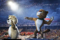 Video hài hước ở Olympic Sochi: Chú linh vật vất vả nhất
