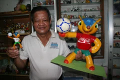 Bộ sưu tập linh vật World Cup 2014 đặc biệt làm từ vỏ trứng