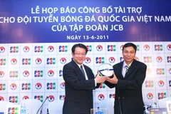 Quang cảnh tại lễ ký kết (Ảnh: Anh Minh/Vietnam+)