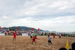 Quang cảnh một trận đấu bóng đá bãi biển. (Ảnh minh họa. Nguồn: internet).