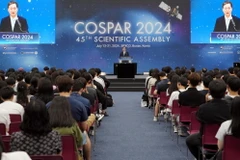 Khoảng 3.000 nhà khoa học vũ trụ và quan chức ngành công nghiệp vũ trụ, đến từ 60 nước, đã tham dự hội nghị. (Ảnh: Cơ quan Hàng không Vũ trụ Hàn Quốc)