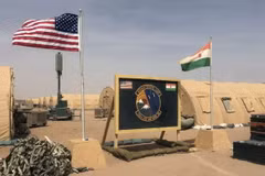 Một căn cứ quân sự của Mỹ ở Niger. (Ảnh: AP)