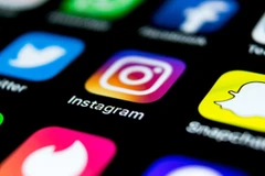 Biểu tượng của Instagram trên điện thoại.