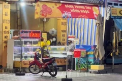 Tiệm bánh mỳ Hồng Ngọc tại phường An Thạnh, thành phố Hồng Ngự, tỉnh Đồng Tháp. (Ảnh: TTXVN phát)