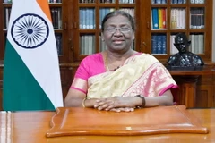 Tổng thống Ấn Độ Droupadi Murmu. (Ảnh: ddnews)