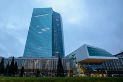 Trụ sở Ngân hàng Trung ương châu Âu (ECB) ở Frankfurt am Main, Đức. (Ảnh: AFP/TTXVN)