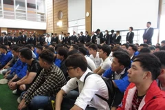 Lao động Việt Nam tại Nhật Bản. (Ảnh: Đào Thanh Tùng/TTXVN)