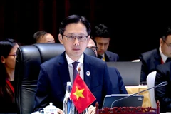 Thứ trưởng Bộ Ngoại giao Đỗ Hùng Việt, Trưởng SOM ASEAN của Việt Nam. (Ảnh: Xuân Tú/TTXVN)