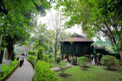 Vẻ đẹp Khu di tích Chủ tịch Hồ Chí Minh tại Phủ Chủ tịch. (Ảnh: Thanh Tùng/TTXVN)