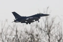 Máy bay chiến đấu F-16 của Mỹ. (Ảnh: AFP/TTXVN)