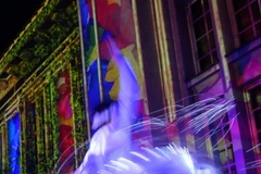 Lung linh lễ hội ánh sáng tại thủ đô của Croatia