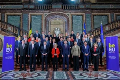 Lễ nhậm chức Chủ tịch Hội đồng Liên minh châu Âu (EU) của Bỉ diễn ra chiều 5/1 tại Brussels. (Nguồn: European Commission)