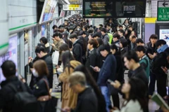 Một ga tàu điện ngầm ở Hàn Quốc. (Ảnh: Yonhap)